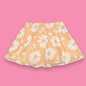 American Eagle Outfitters Boho Hawaiian Beachy Lined Peach Mini Skirt Size L